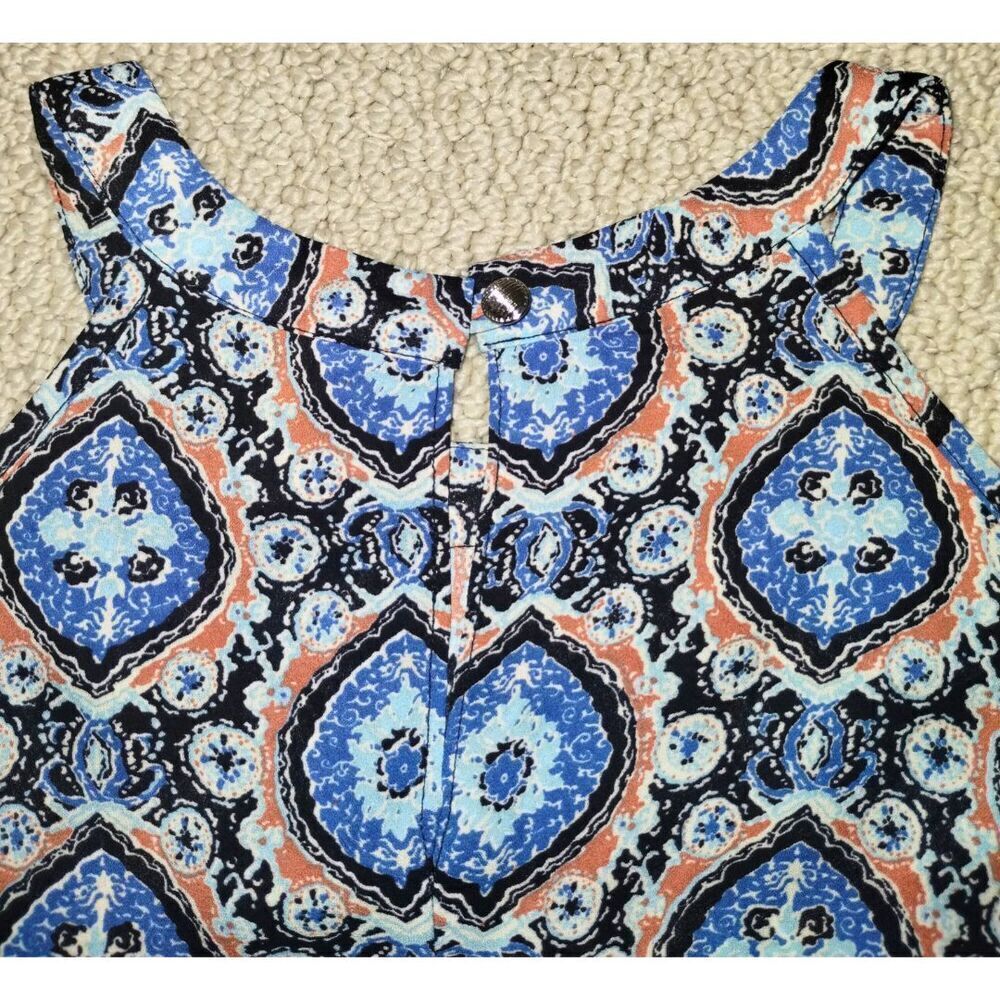 Women's Love Marks Cold-Shoulder Bell Sleeves Blouse Top Shirt (Sz L) - Picture 3 of 7